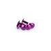 SCREWS PUIG ANODIZED 0611L VIOLET M6 X 15MM (6PCS)