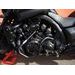 ENGINE GUARDS RDMOTO CF118KDSLDM MATT BLACK UPPER + LOWER FOR YAMAHA V-MAX 1700 2009-2014