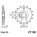 CHAIN KIT EK - SILVER CHAIN 530 SRX, X-RING (X, NX, QX, XS), CHK FRONT SPROCKET JT, CHK REAR SPROCKET JT FOR KAWASAKI KH 400 1976-1977