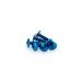 SCREWS PUIG ANODIZED 0657A PLAVI M6 X 20MM (6PCS)