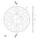 REAR ALU SPROCKET SUPERSPROX RAL-404:48-RED CRVEN 48T, 520