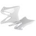RADIATOR SCOOPS POLISPORT 8426000001 (PAIR) WHITE FOR YAMAHA YZ 125 2002-2014, YAMAHA YZ 250 2002-2014