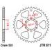 CHAIN KIT EK - SILVER CHAIN 520 DEX, X-RING (X, NX, QX, XS), CHK FRONT SPROCKET JT, CHK REAR SPROCKET JT FOR SUZUKI DR 200 SE 1996-2015
