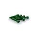 SCREWS PUIG ANODIZED 0258V GREEN M6 X 30MM (6PCS)