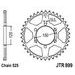 CHAIN KIT EK - SILVER CHAIN 525 SRX, X-RING (X, NX, QX, XS), CHK FRONT SPROCKET JT, CHK REAR SPROCKET JT FOR KTM ADVENTURE 990 / S / R 2010-2013