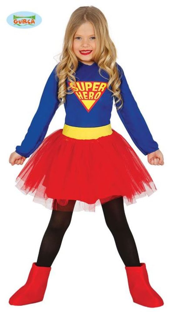 Dětský kostým SUPERHRDINKA, 10-12 LET - GUIRCA
