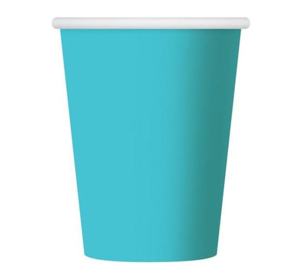 Kelímky světle modré 250 ml - 6 ks - GoDan
