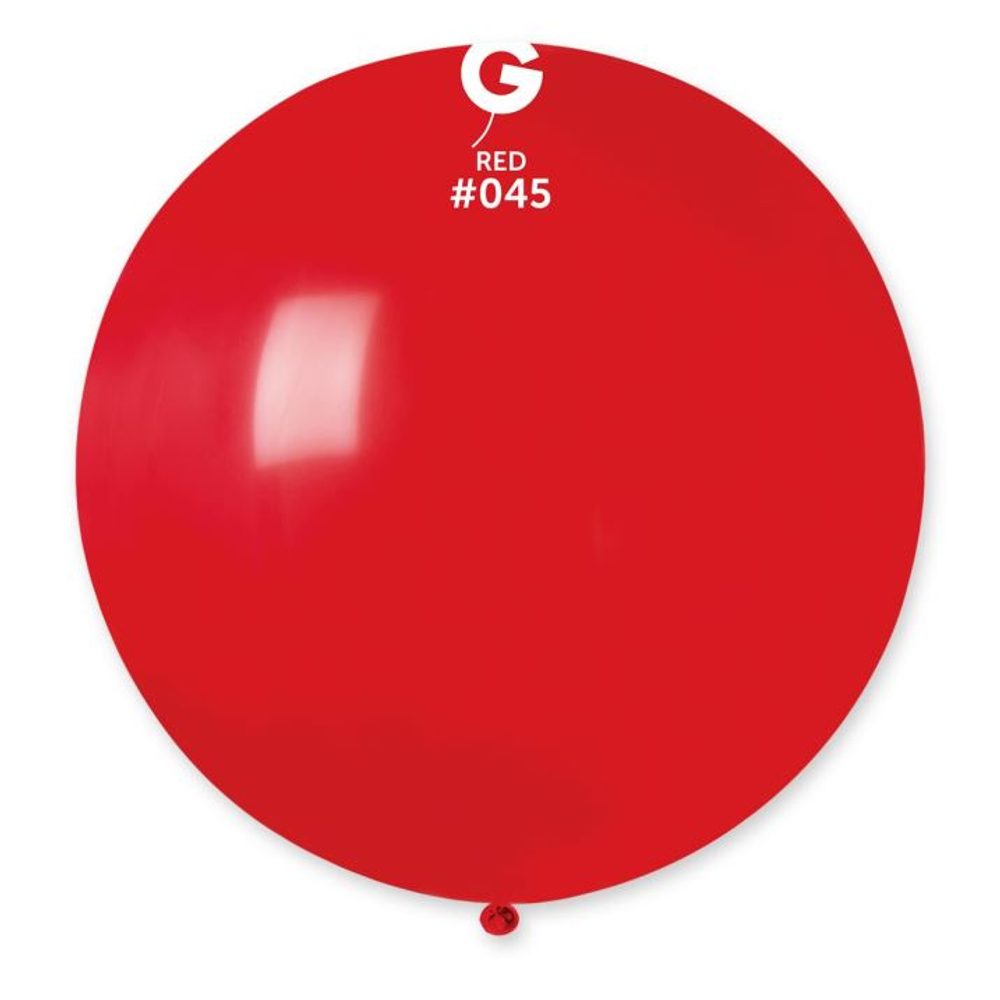 Balón latex 80 cm - červený 1 ks - SMART