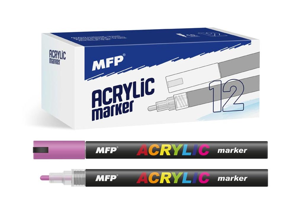 akrylový popisovač 4mm - fialový 6410825 - MFP Paper s.r.o.