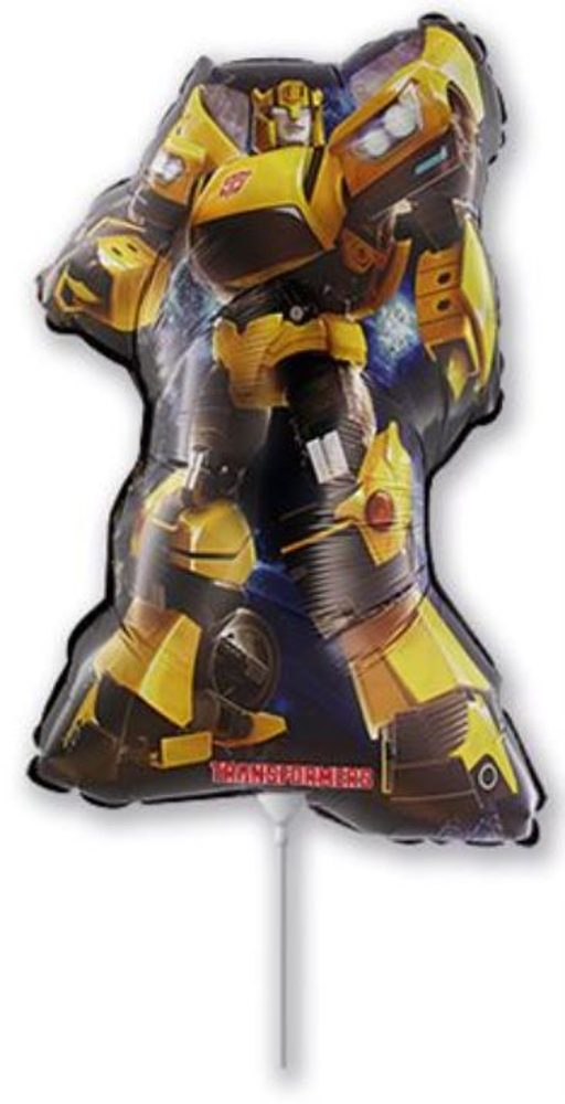 Balónek foliový TRANSFORMERS BUMBLEBEE 35cm (NELZE PLNIT HELIEM) - FLEXMETAL