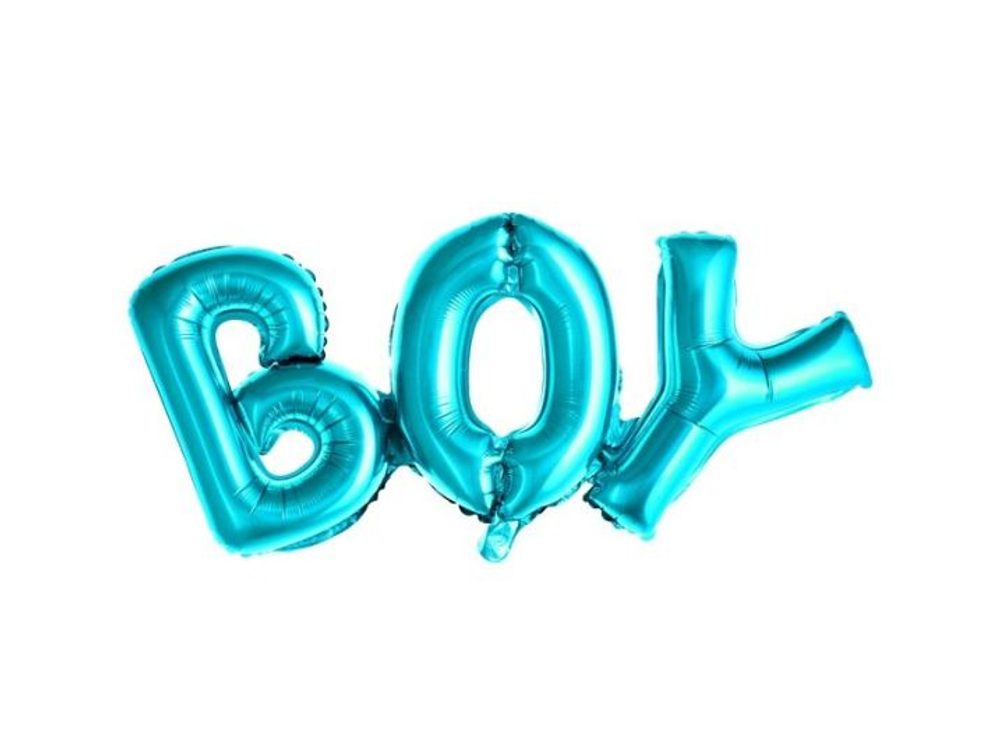 Balón foliový Boy, 67x29 cm, modrý (NELZE PLNIT HELIEM) - PartyDeco