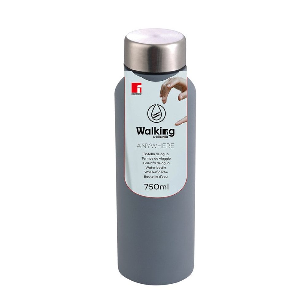 Termoska lahev nerezová ocel 0,75 l šedá - Bergner