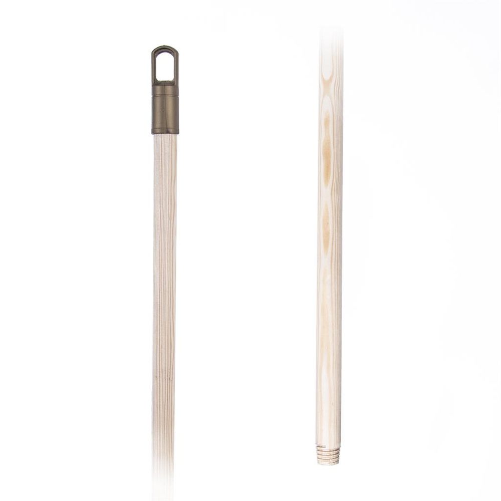 Hůl dřevo 125 cm závit hrubý - ORION domácí potřeby