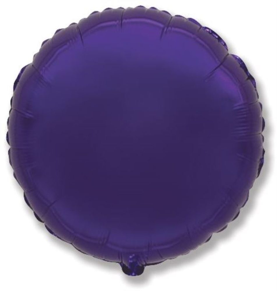 Balón foliový 45 cm Kulatý fialový - FLEXMETAL