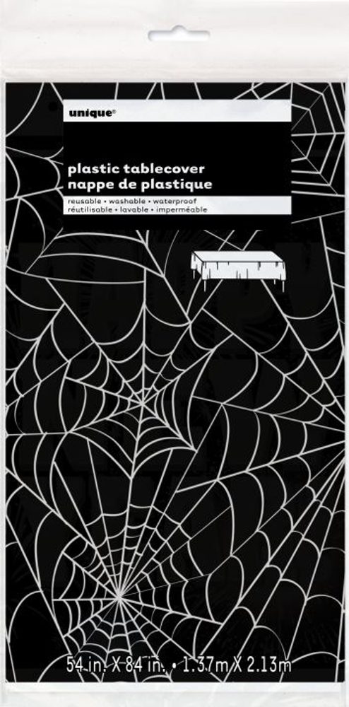 Ubrus - PAVOUČÍ SÍŤ 1,37 m x 2,13 m - Halloween - UNIQUE