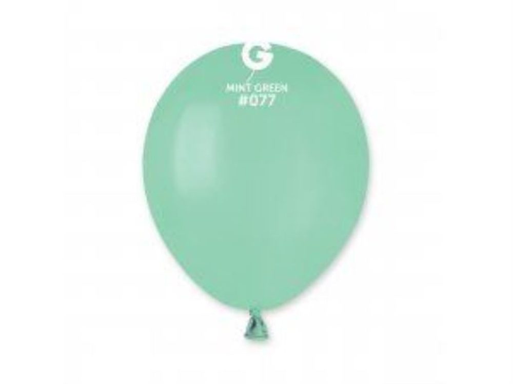 Balónek latexový MINI - 13 cm – Mint zelený 1 KS - SMART