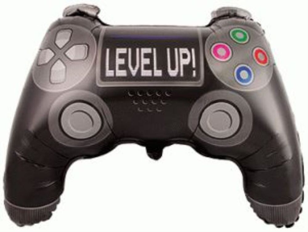 Balón foliový - joystick - game - ovladač - 60 cm - FLEXMETAL