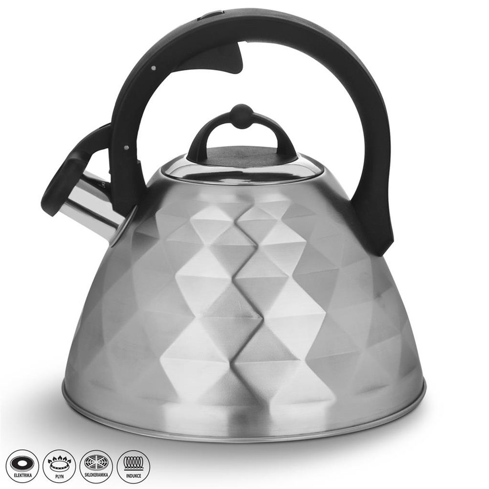 Čajník s píšťalou MATT 3,4 l