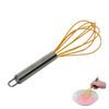 Stainless steel/silicone whisk