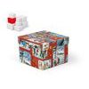 krabice dárková vánoční C-V005-EL 16x16x12cm 5370774