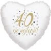 40. narozeniny balónek srdce