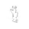 Rabbit Cookie Cutter in Tuxedo