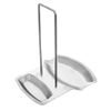 Stainless steel cooker + lid stand