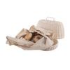 Bread box rattan oval + cloth