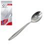 Elegant tea/coffee spoon - stainless steel - 6 pcs