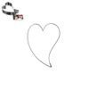 Large Curved Heart Cookie Cutter