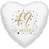 49. narozeniny balónek srdce