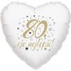 80. narodeniny balónik srdce