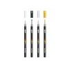 Acrylic thin markers for stone, wood, metal - gold, silver, black, white