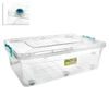 Plastic storage box under the bed with wheels - 30 l