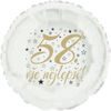58. narozeniny balónek kruh