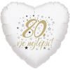 80. narodeniny balónik srdce