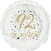92. narozeniny balónek kruh