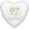 97. narozeniny balónek srdce