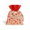 sáček textil vánoční potisk 13x17cm mix 5800735
