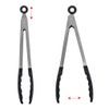 Stainless steel/silicone tongs 35 cm