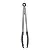 Stainless steel/silicone tongs 35 cm