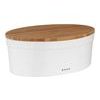 Ceramic / bamboo breadbox SALENA