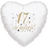 17. narozeniny balónek srdce