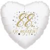 88. narozeniny balónek srdce