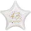 43. narozeniny balónek hvězda
