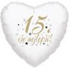 Srdcový balónik na 15. narodeniny