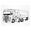 Coloring Book Trucks