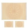 Placemat bamboo/polyester 44,5x 30cm