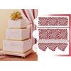 Sada geometrických šablon - Stencil Camilla Rose Cake set - 3 vzory