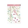 Window Film - Glittering Flowering Branches, 30x42 cm